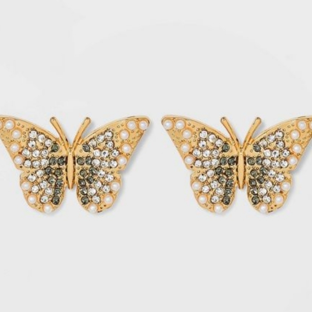 Sugarfix by  Baublebar Butterfly Earrings - Picture 2 of 4